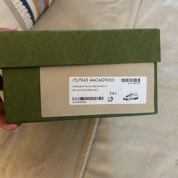 WOMEN'S GUCCI ACE SNEAKER WITH WEB - Picture 4 of 7